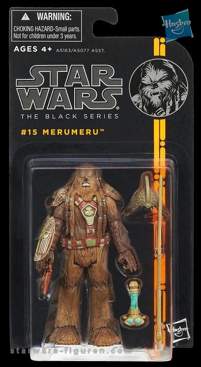 Star Wars The Black Series 3.75" Inch #15 MERUMERU the Wookiee Figure by Hasbro 